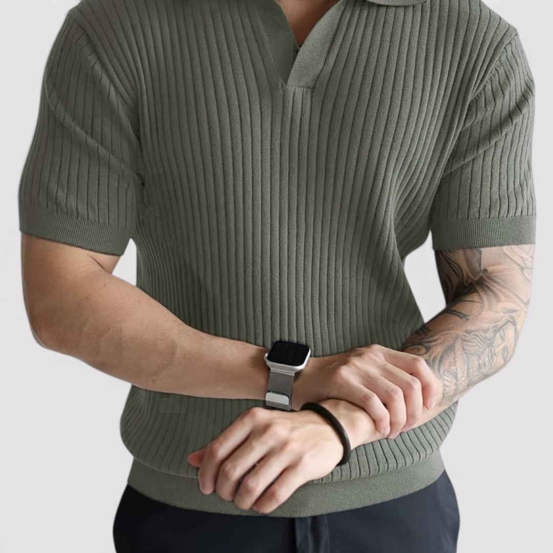 Michael Sydney men's polo shirt, front view