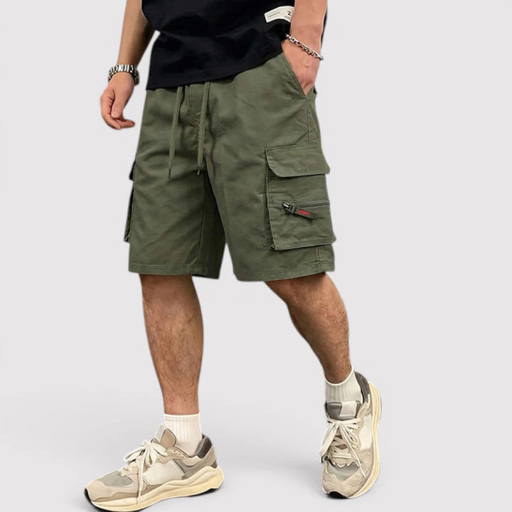 Michael Sydney men's cargo shorts, front view
