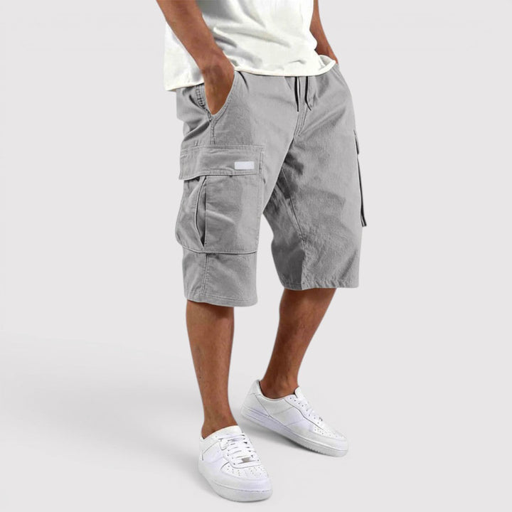 Michael Sydney men's cargo shorts, front view
