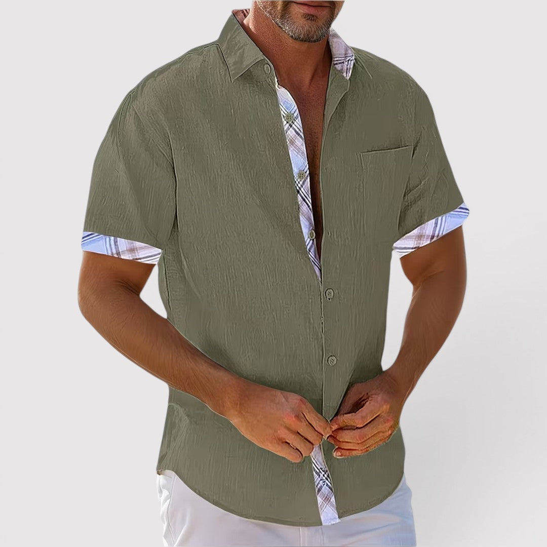 Michael Sydney men's summer shirt, front view