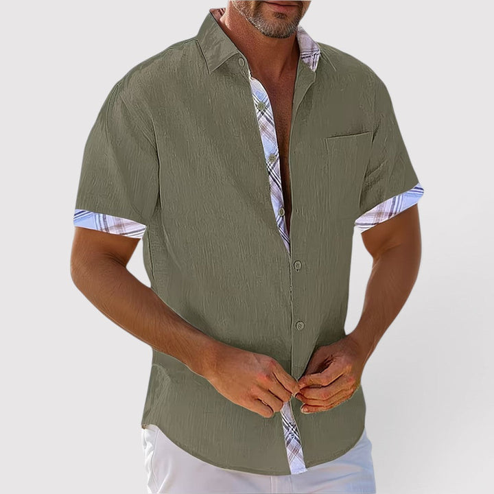 Michael Sydney men's summer shirt, front view
