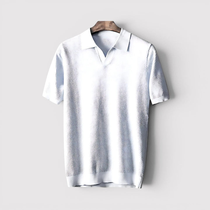 Michael Sydney men's polo shirt, front view