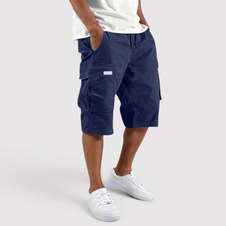 Michael Sydney men's cargo shorts, front view