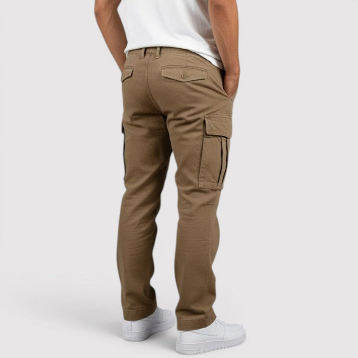 Michael Sydney men's lightweight cargo pants, front view