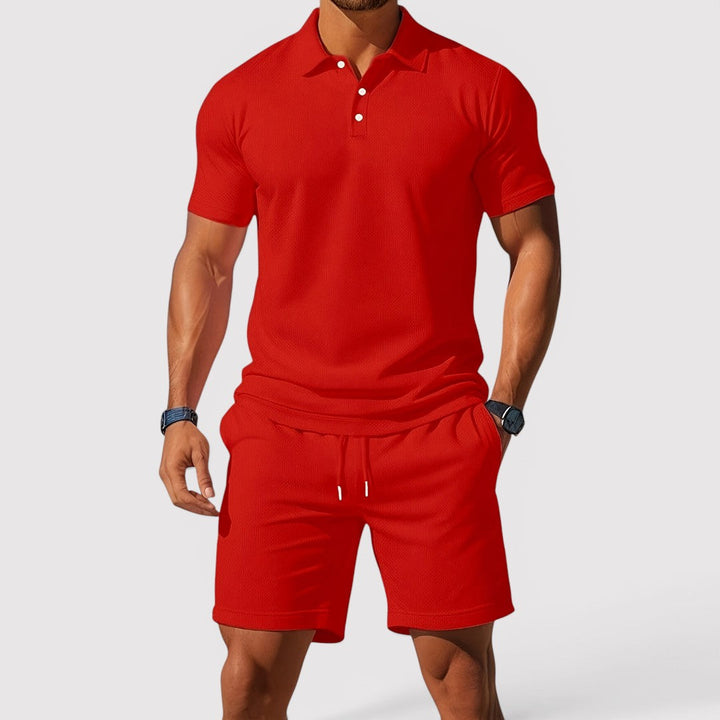 Michael Sydney men's summer set, front view