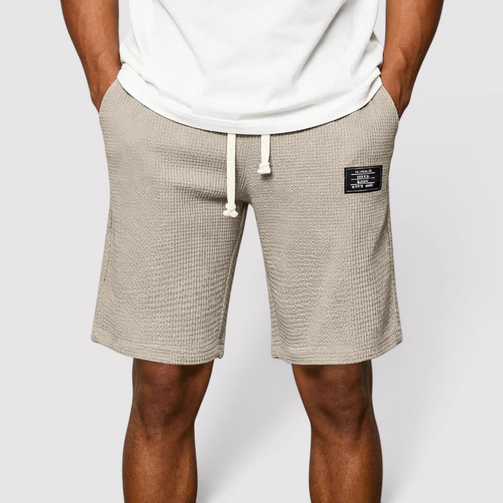 Michael Sydney men's relaxed summer shorts, front view