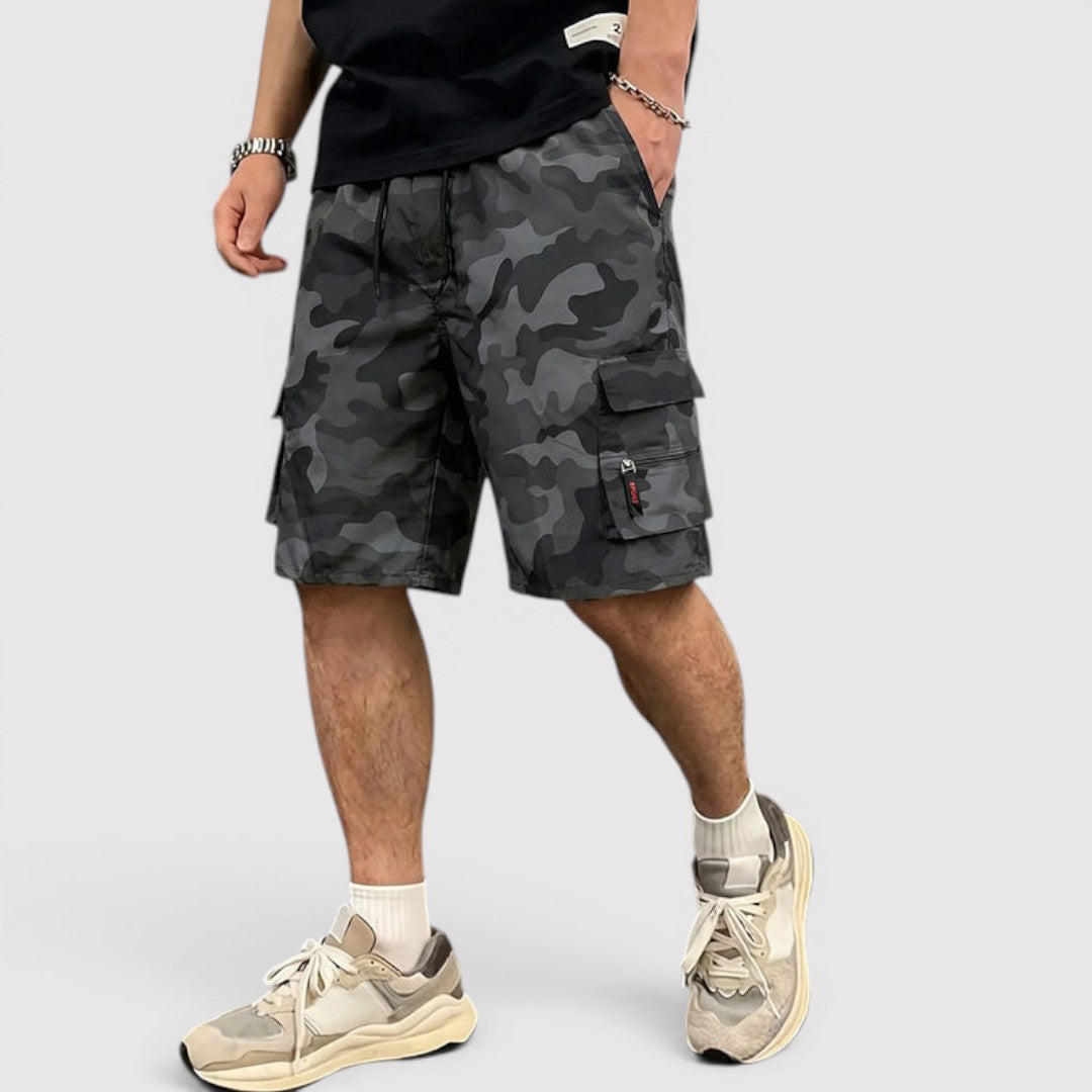 Michael Sydney men's cargo shorts, front view