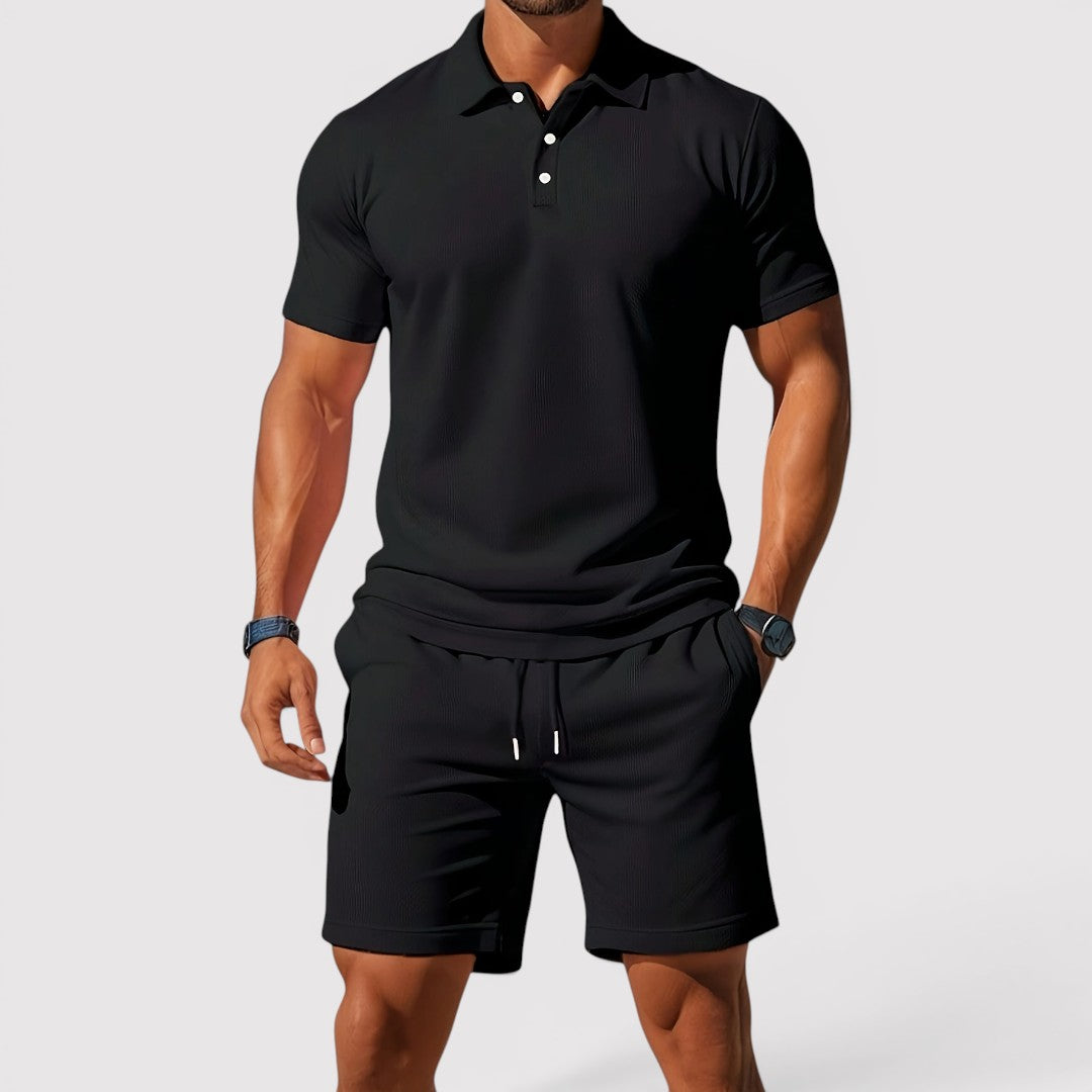 Michael Sydney men's summer set, front view