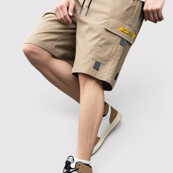 Michael Sydney men's cargo shorts, front view