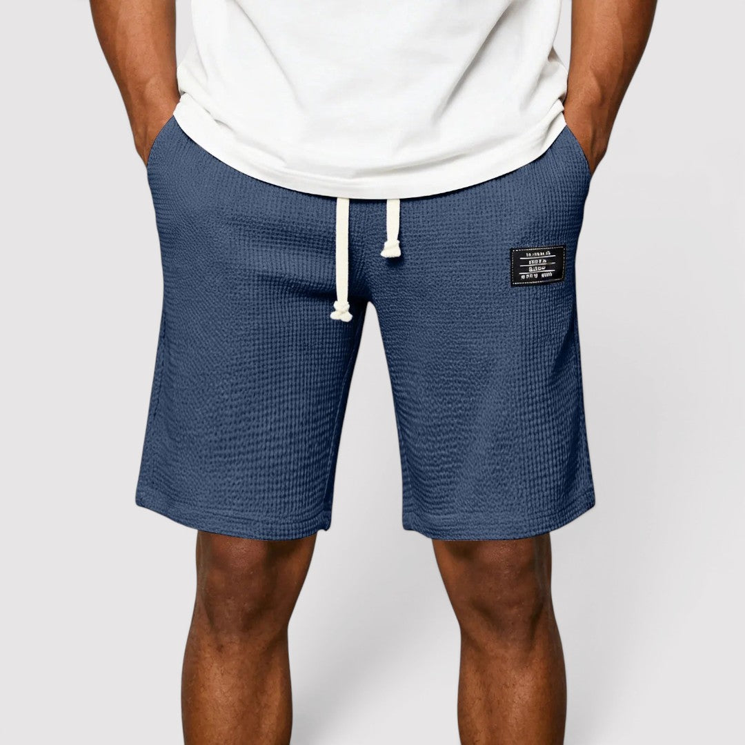 Michael Sydney men's relaxed summer shorts, front view