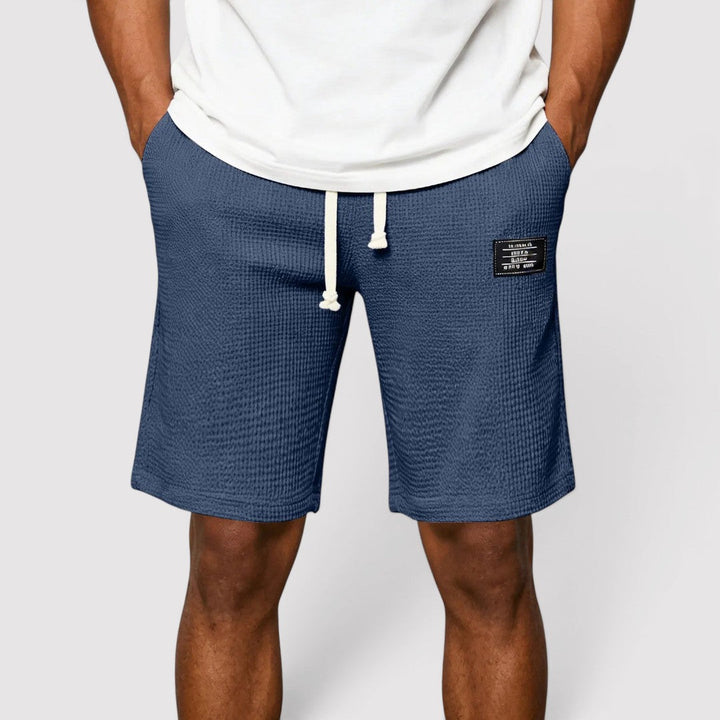 Michael Sydney men's relaxed summer shorts, front view