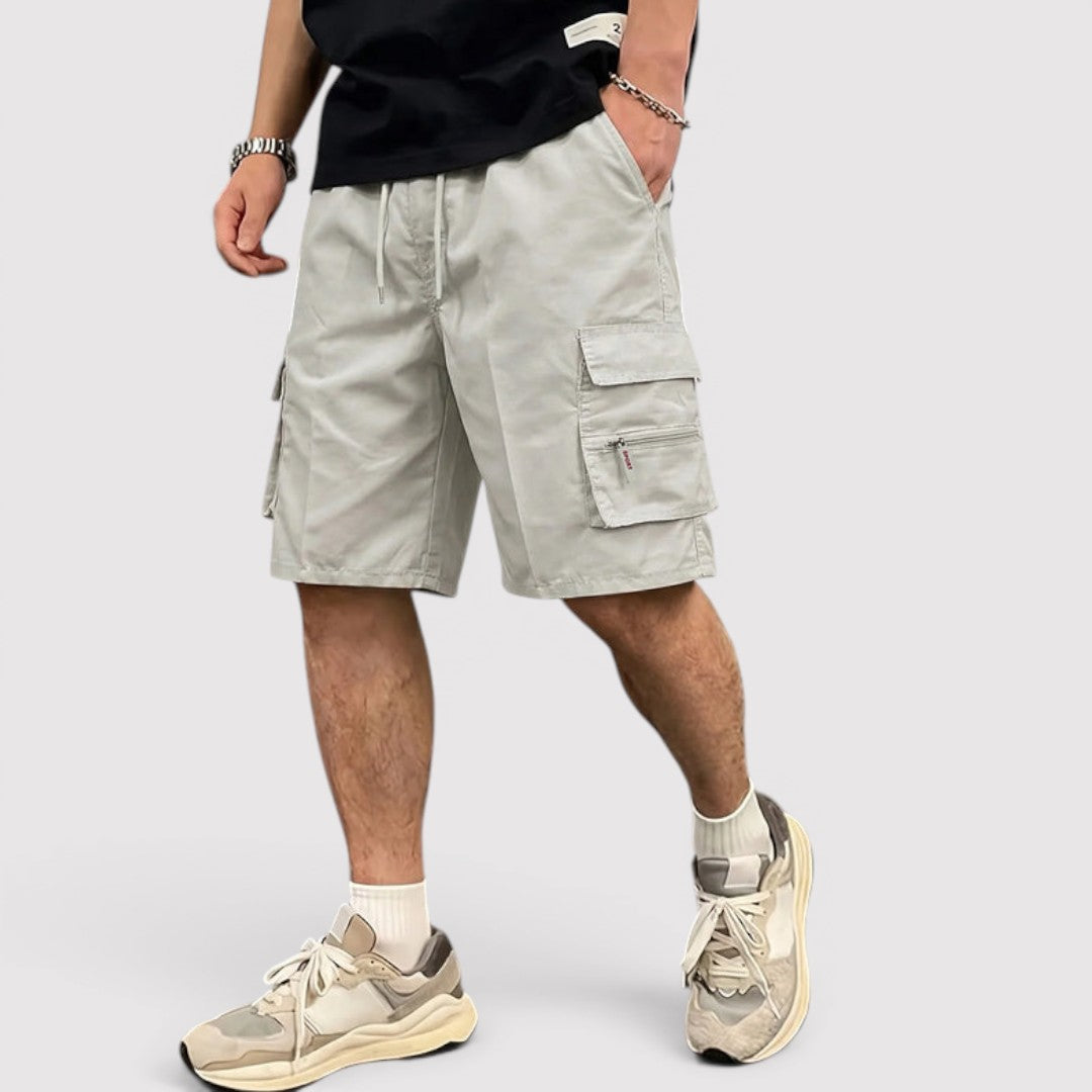 Michael Sydney men's cargo shorts, front view