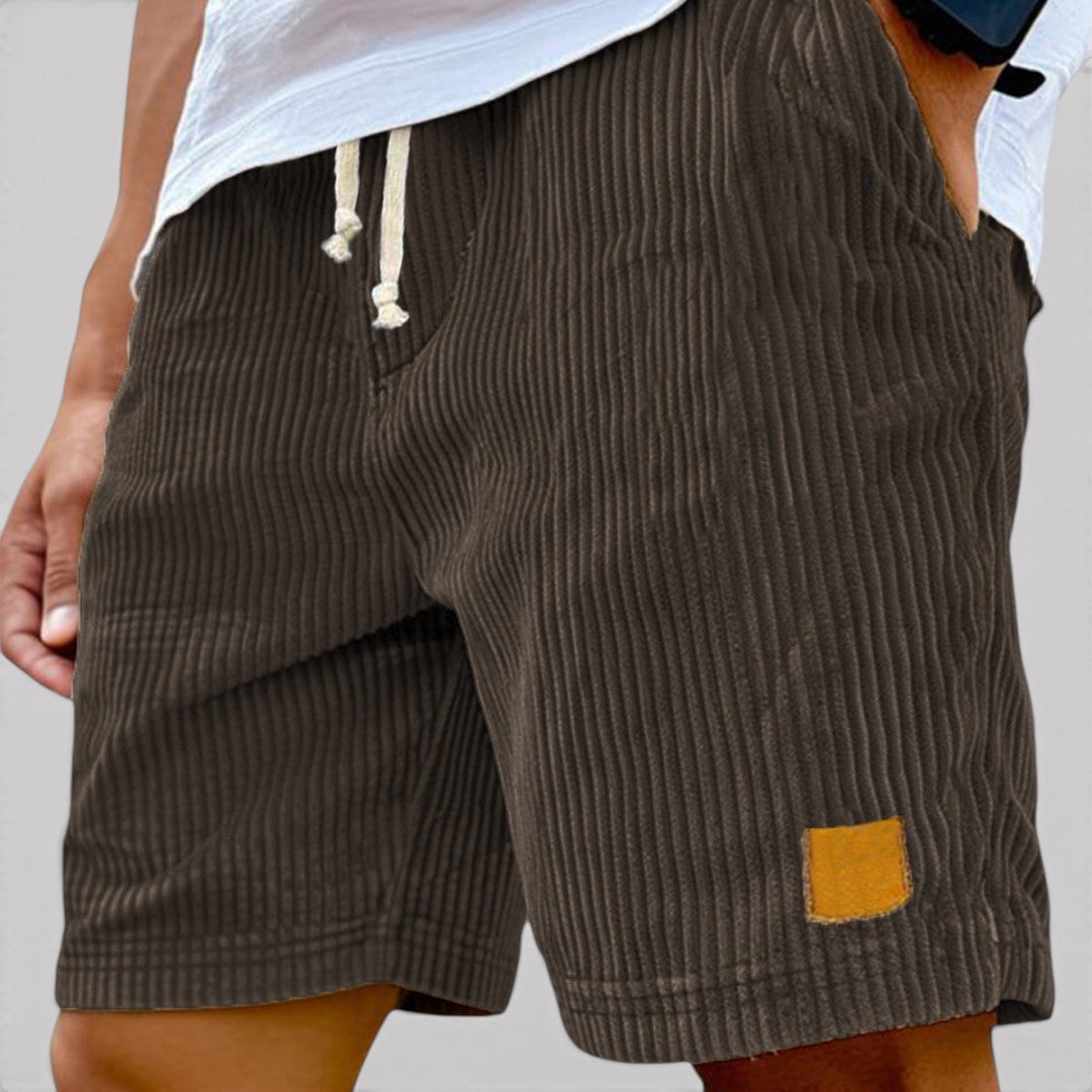 Michael Sydney men's textured shorts, front view