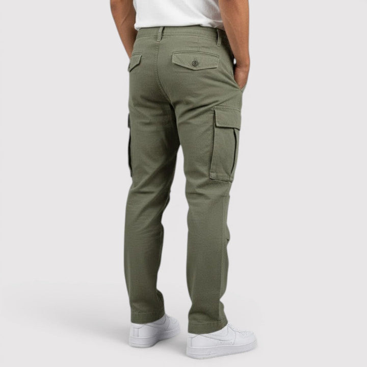 Michael Sydney men's lightweight cargo pants, front view
