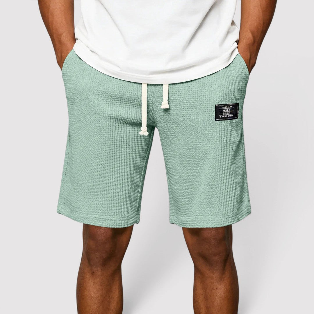 Michael Sydney men's relaxed summer shorts, front view