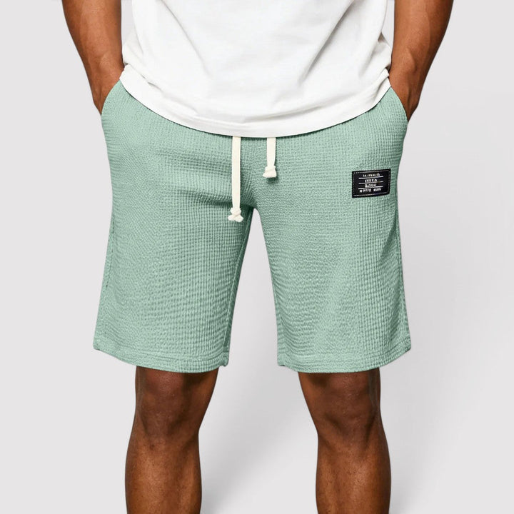 Michael Sydney men's relaxed summer shorts, front view