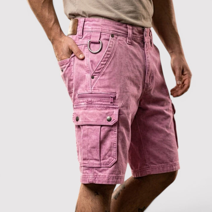 Michael Sydney men's cargo shorts, front view