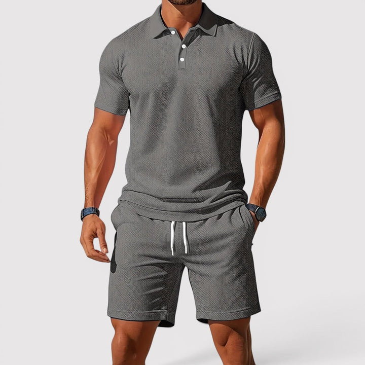 Michael Sydney men's summer set, front view