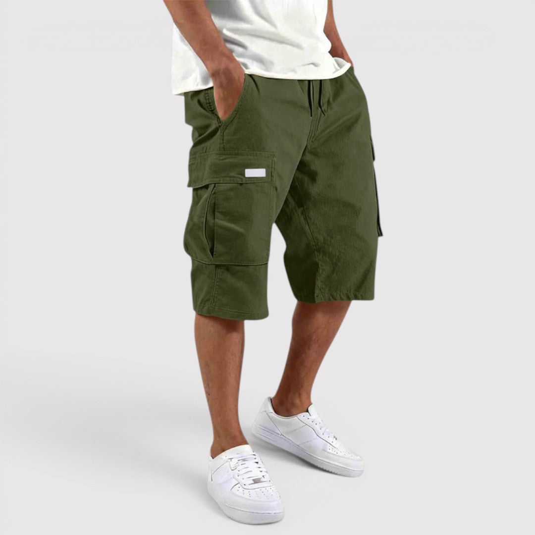 Michael Sydney men's cargo shorts, front view