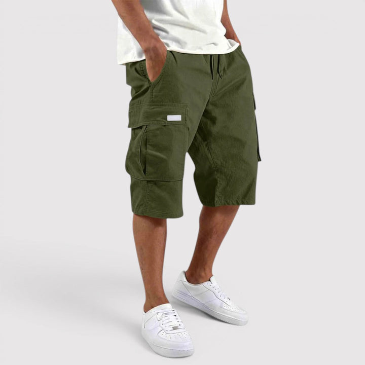 Michael Sydney men's cargo shorts, front view