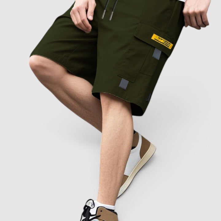Michael Sydney men's cargo shorts, front view