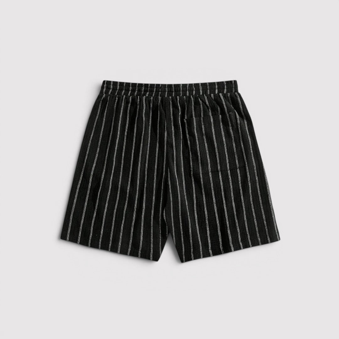 Michael Sydney men's striped shorts, front view