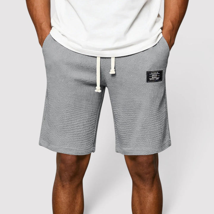 Michael Sydney men's relaxed summer shorts, front view