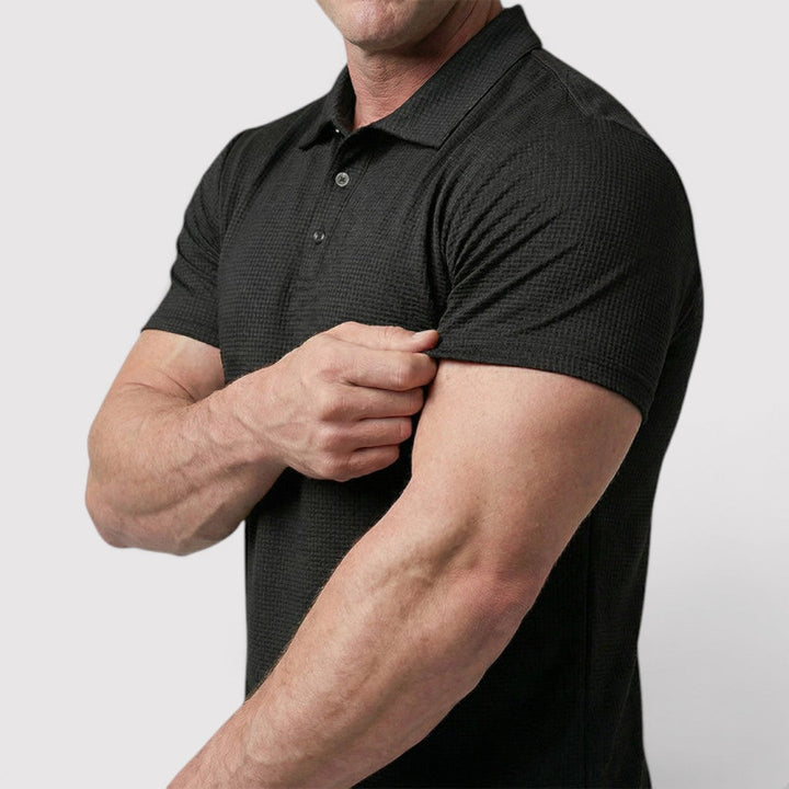 Michael Sydney men's polo shirt, front view