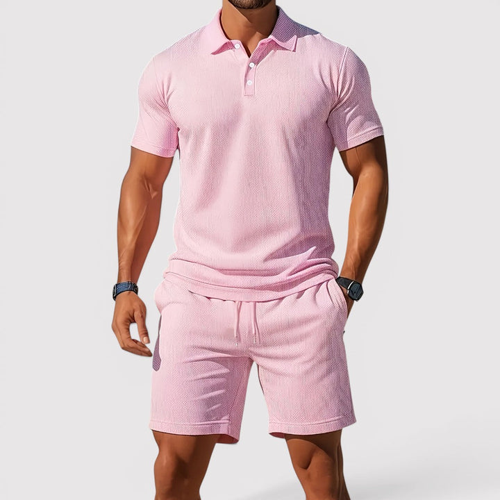 Michael Sydney men's summer set, front view