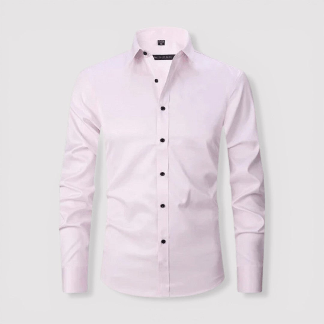 Michael Sydney men's classic collar shirt, front view