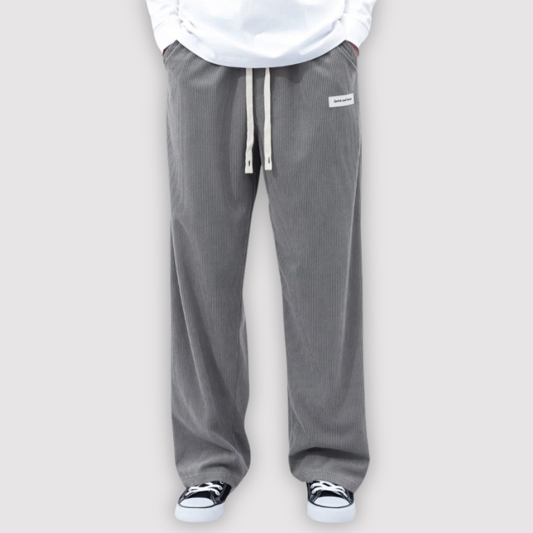 Michael Sydney men's wide-leg pants, front view
