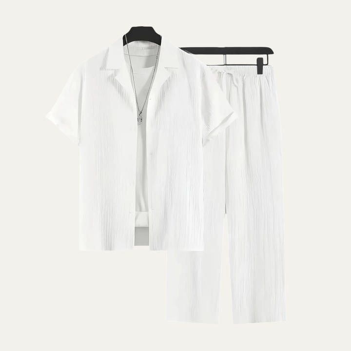 Michael Sydney men's summer set, front view