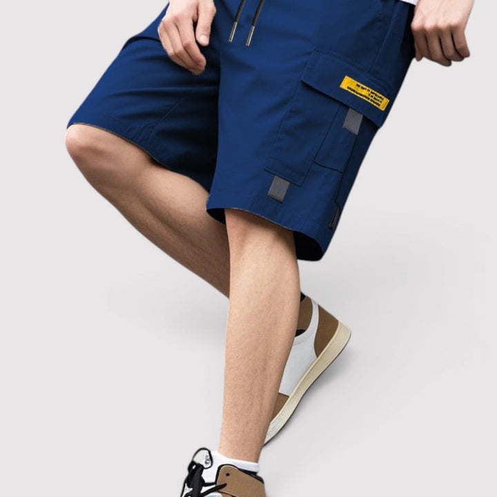 Michael Sydney men's cargo shorts, front view