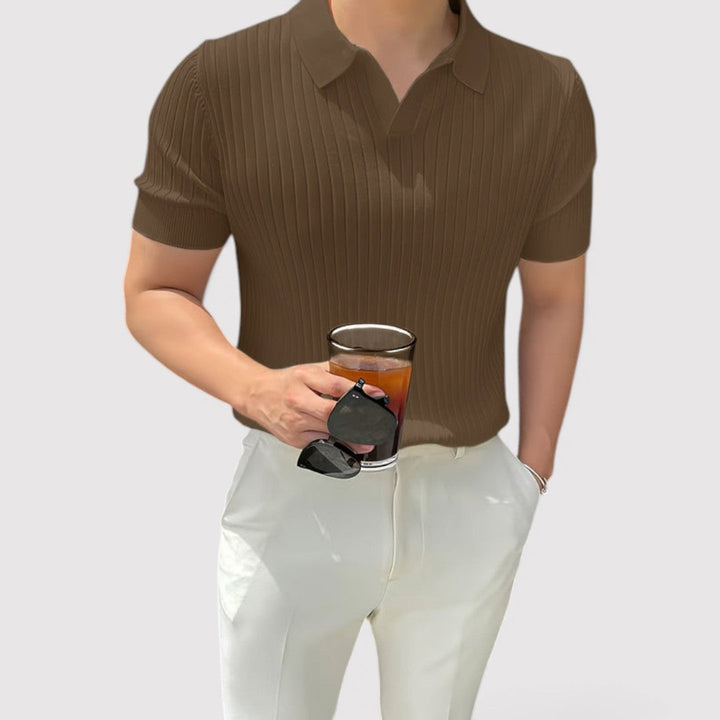 Michael Sydney men's polo shirt, front view