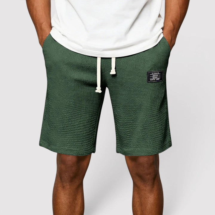 Michael Sydney men's relaxed summer shorts, front view