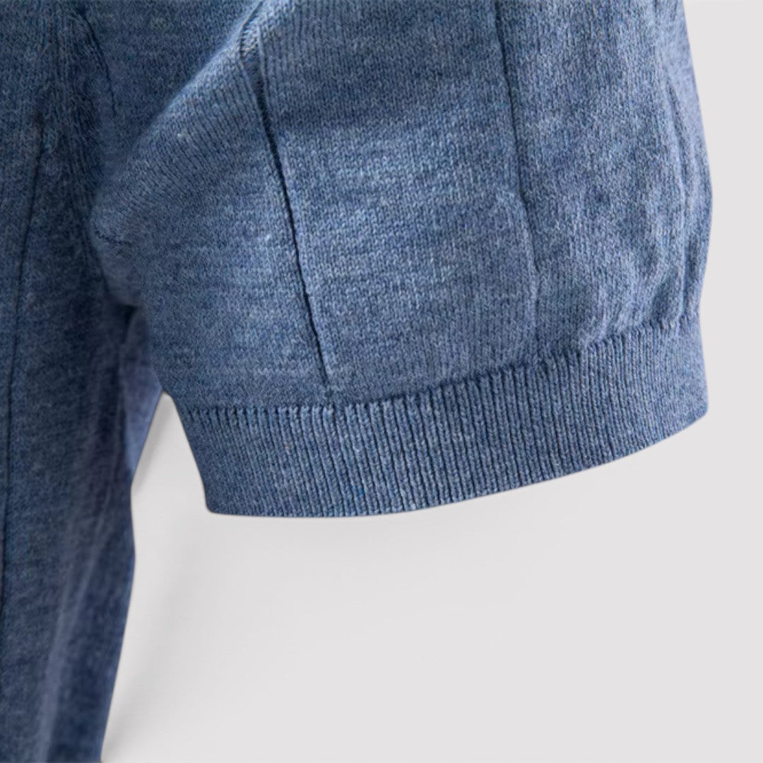 Michael Sydney men's knit tee, front view