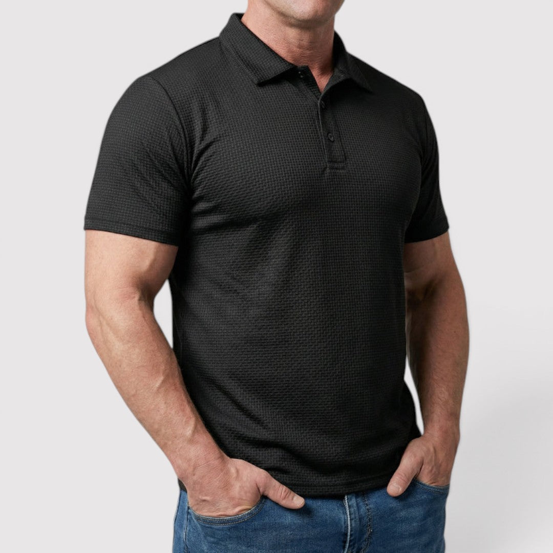 Michael Sydney men's polo shirt, front view