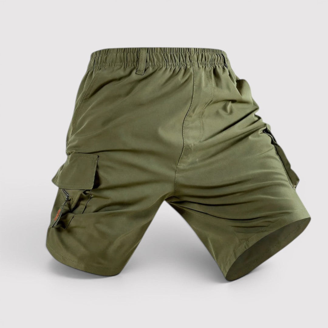 Michael Sydney men's cargo shorts, front view