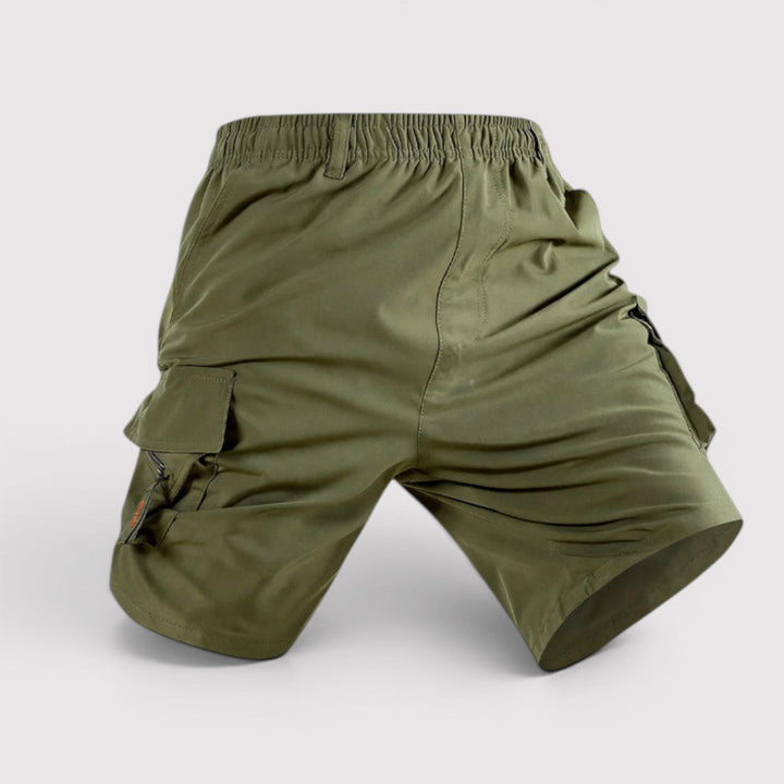 Michael Sydney men's cargo shorts, front view