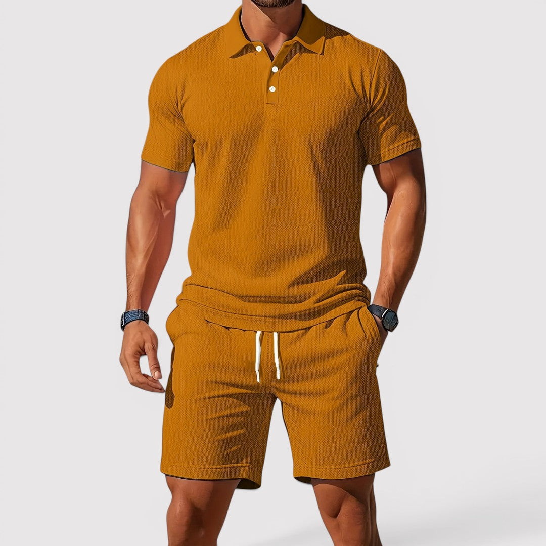 Michael Sydney men's summer set, front view
