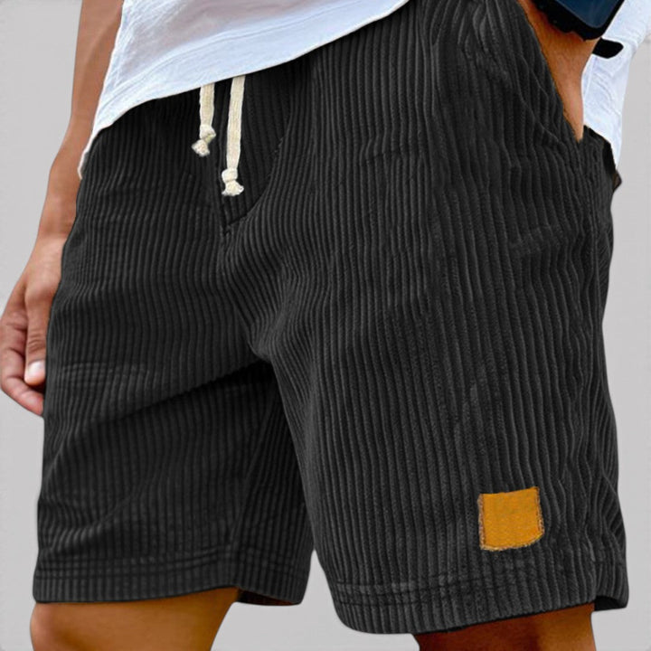 Michael Sydney men's textured shorts, front view