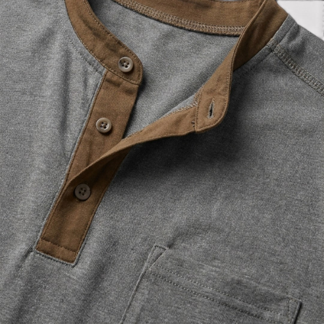 Michael Sydney men's t-shirt with chest pocket, front view