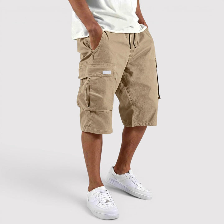 Michael Sydney men's cargo shorts, front view