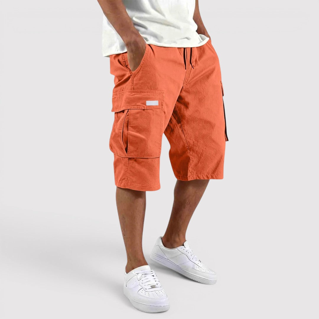 Michael Sydney men's cargo shorts, front view