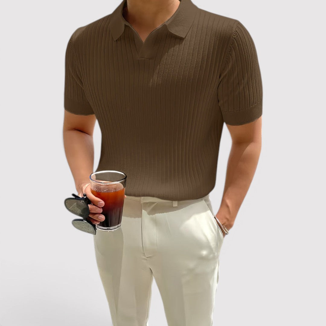 Michael Sydney men's polo shirt, front view