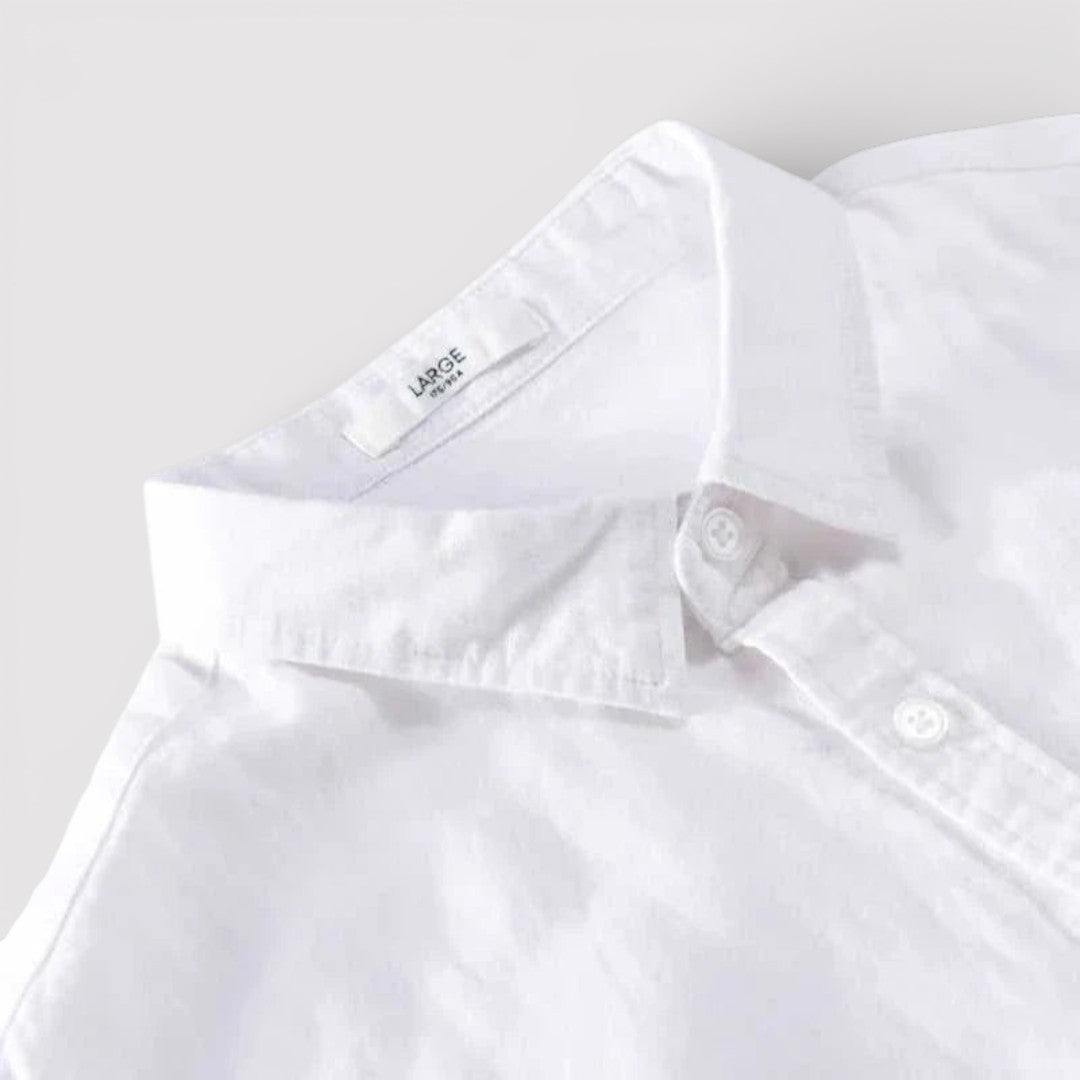 Michael Sydney men's shirt with roll-up sleeves, front view