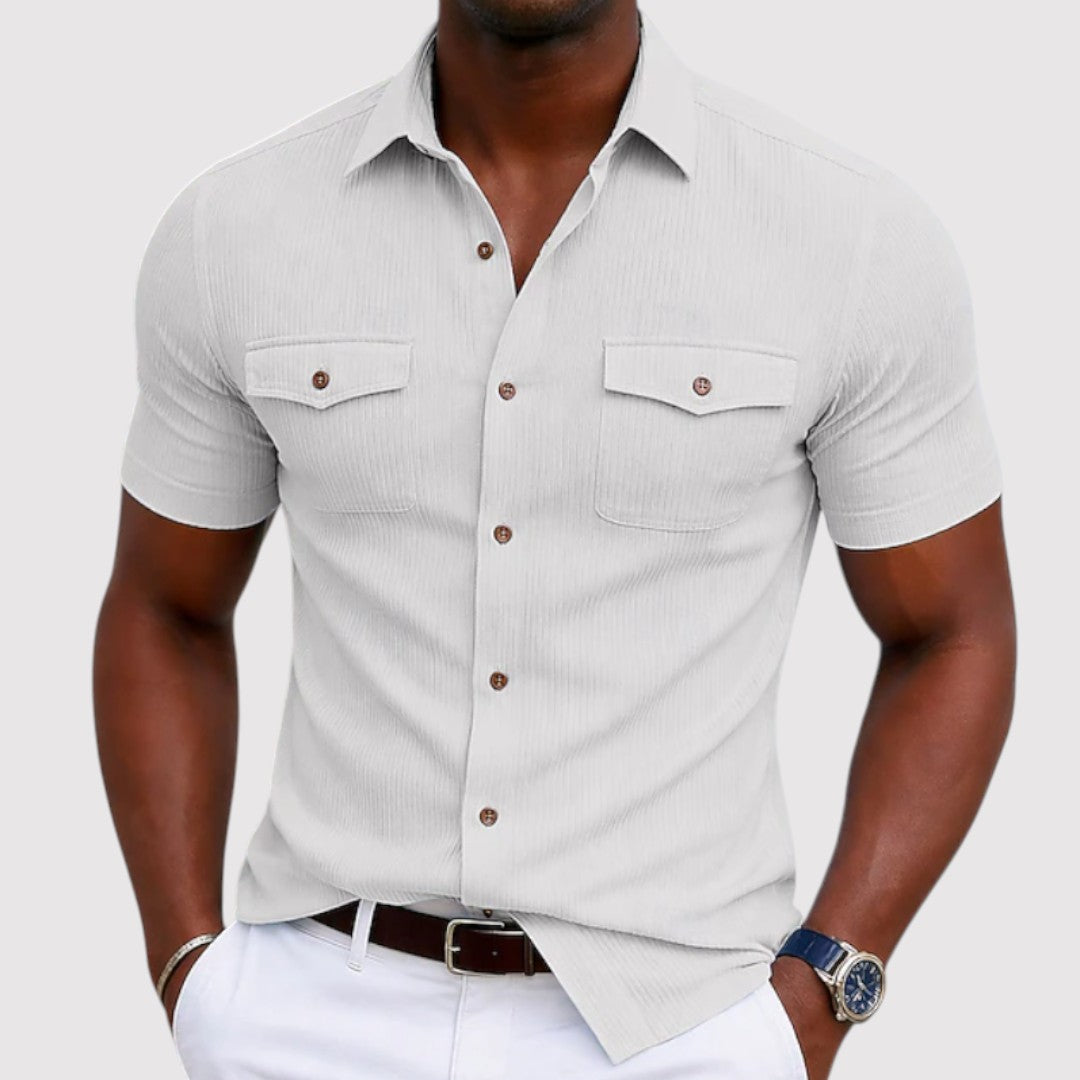 Michael Sydney men's summer shirt, front view