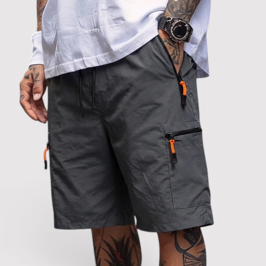 Michael Sydney men's cargo shorts, front view