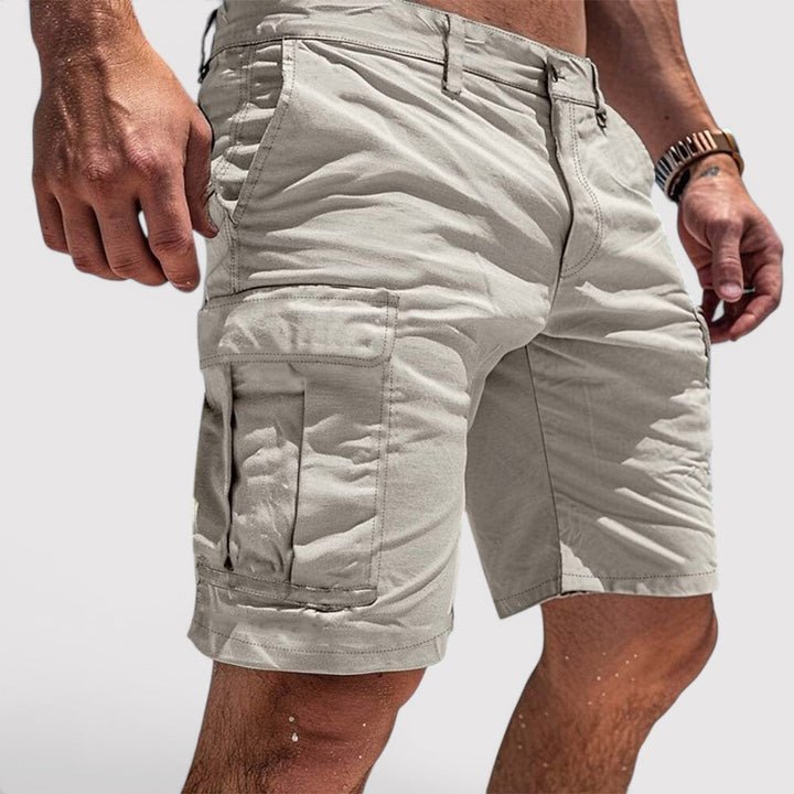 Michael Sydney men's cargo shorts, front view