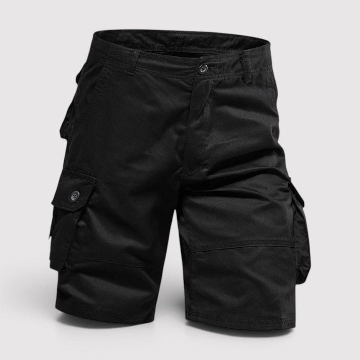 Michael Sydney men's cargo shorts, front view